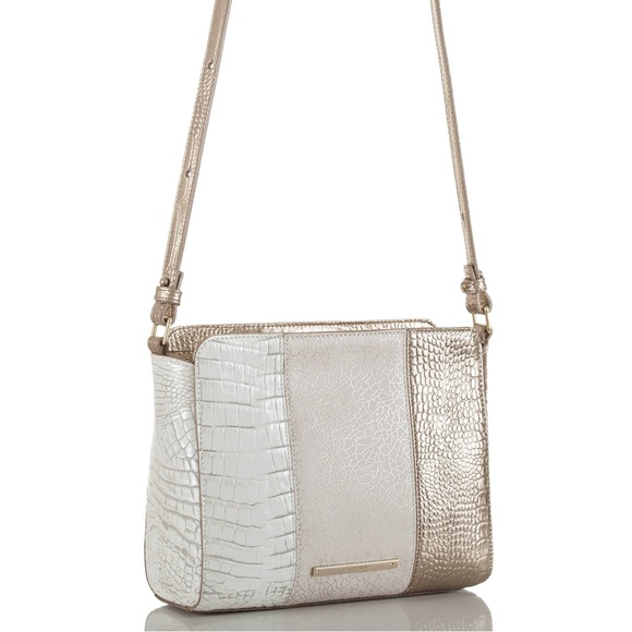 Brahmin Bags Brahmin Carrie Crossbody Rose Gold Bonita Purse Like